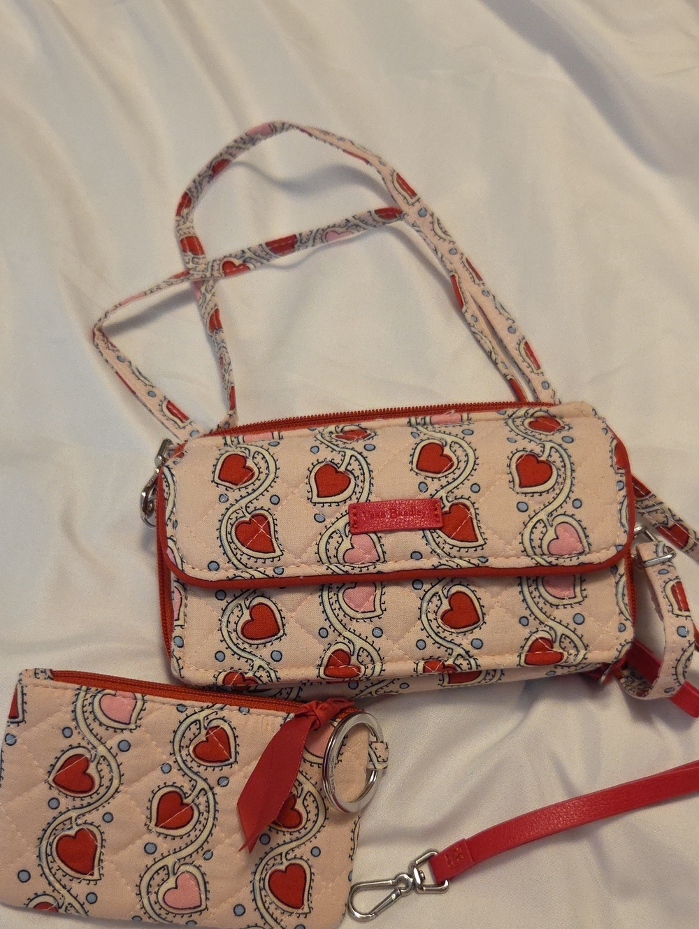 Vera Bradley Wallet -and ID pouch Pink/Red